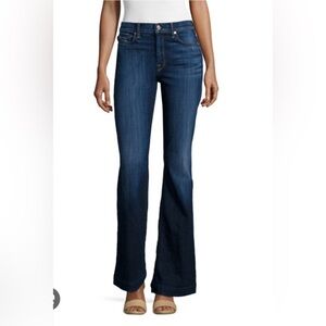 7 For All Mankind Ginger Jeans Medium/dark wash size 28W/29L flare style